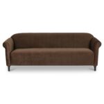 Harmony - Sofa Faux Mohair - Dark Brown