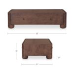 Gibson - Coffee Table - Burl / Brown - Image 2