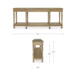 Martha - Console Table - Dark Brown - Image 2