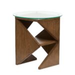 Vector - Round Accent Table - Russet