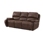 Atlantis - Power Motion Sofa With Power Motion Head Recliner - Heritage Brown - Image 3