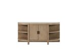 Trilogy - 2-Door Console Table With Marble Top - Toffee - Image 2