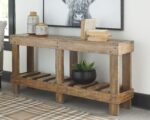 Susandeer - Console Sofa Table - Brown - Image 3