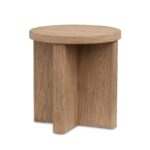 Hayden - Round End Table - Golden Oat
