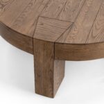 Bristol - Round Coffee Table - Cafe Brown - Image 3