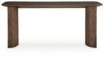 Dontayne - Sofa Table - Warm Brown - Image 2