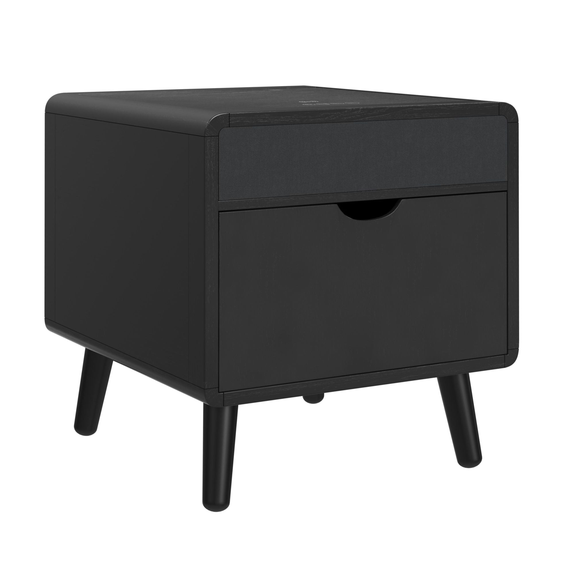 747bf850-69d1-4276-a277-0702c087668a Halo - Square Smart End Table - Black - Image 1