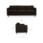 Teller - Sofa - Warm Black - Image 3