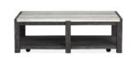 Plum Creek - Rectangular Cocktail Table With Casters - Ravenwood Black - Image 3