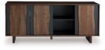 Welby - Accent Cabinet - Brown / Charcoal - Image 3