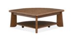Tanner - Pie Shaped Lift Top Cocktail Table With Casters - Tawny Brown - Image 4