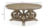 Tinley Park - Round Cocktail Table - Dove Tail Gray - Image 4
