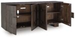 Cato - Accent Cabinet - Dark Brown - Image 4