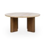 Idella - Travertine Round Table - Image 6
