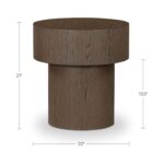 Corey - Side Table - Dark Brown - Image 2