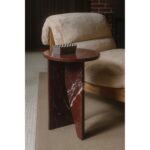 Grace - Accent Table Levante Marble - Red / Rosso - Image 2