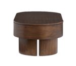 Holloway - Oval Lift Top Cocktail Table - Toasted Almond - Image 3