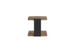 Elure - Channel Chairside Table - Peppercorn - Image 3