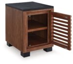 Kallari - Chair Side End Table - Warm Brown / Black - Image 3