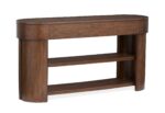 Holloway - Oval Sofa Table - Toasted Almond - Image 2