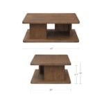 Casey - Small Coffee Table - Dark Brown - Image 3