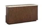 McPherson - Demilune Sofa Table - Burnt Umber - Image 4