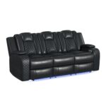 Carlo - Power Motion Sofa With Power Headrest, Dropdown Table, Power Strip, LED And Reading Light - Image 2