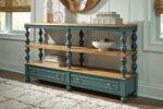 Finnworth - Console Sofa Table - Blue / Brown - Image 4
