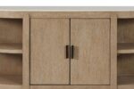 Trilogy - 2-Door Console Table With Marble Top - Toffee - Image 3