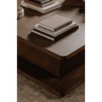 Casey - Large Coffee Table - Dark Brown - Image 3