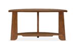 Tanner - Demilune Sofa Table - Tawny Brown - Image 3