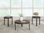 Horizon Hills - Occasional Table Set (Set of 3) - Brown / Black - Image 2