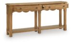 Whitmund - Console Sofa Table - Light Brown - Image 2