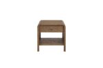 Elure - Waterfall End Table - Latte