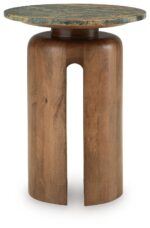 Caplow - Accent Table - Brown / Green - Image 4