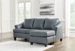 Genoa - Sofa Chaise - Steel - Image 3