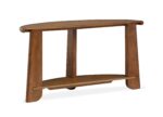 Tanner - Demilune Sofa Table - Tawny Brown - Image 4