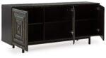 Fair Ridge - Accent Cabinet - Distressed Black - Image 4