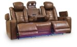 Gruaro - Power Reclining Sofa With Adjustable Headrest - Amber - Image 3