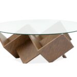 Vector - Round Cocktail Table - Russet