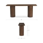 Hadley - Console Table - Dark Brown - Image 2