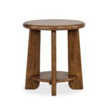 Tanner - Round End Table - Tawny Brown - Image 3