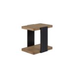 Elure - Channel Chairside Table - Peppercorn