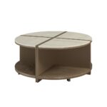 Trilogy - Quarter Bunching Tables - Toffee / Spice