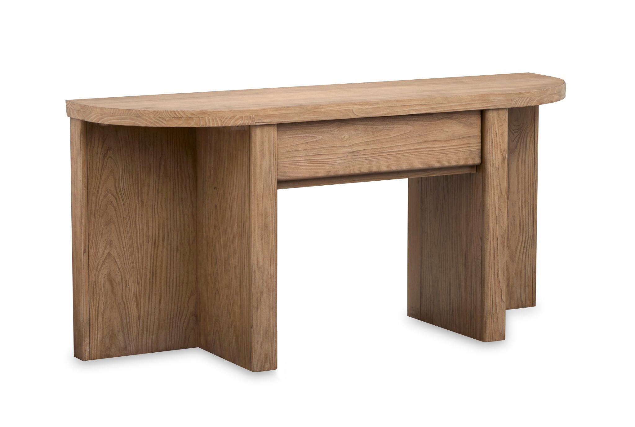 c67b5861-ab93-4e0a-aff7-8fdea30a9ff3 Hayden - Demilune Sofa Table - Golden Oat - Image 1