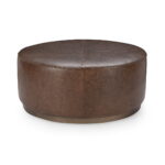 Clair - Leather Round Table