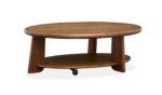 Tanner - Oval Cocktail Table With Casters - Tawny Brown - Image 4
