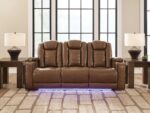 Gruaro - Power Reclining Sofa With Adjustable Headrest - Amber - Image 4