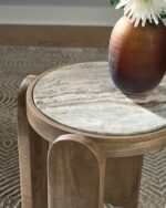 Gavrilley - Accent Table - Gray / White / Brown - Image 4