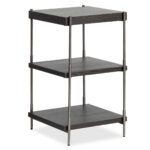 Spencer - Rectangular Accent Table - Dark Briarsmoke